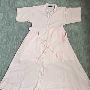 Used Hatch Maternity Dress Pink Stripes sz 0